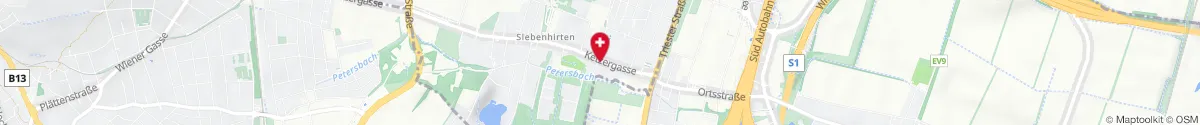Kartendarstellung des Standorts für Apotheke Zum guten Hirten in 1230 Wien